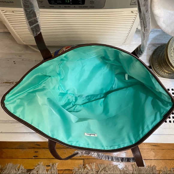 Neiman Marcus Colorful Woven Tote - Picture 3 of 4